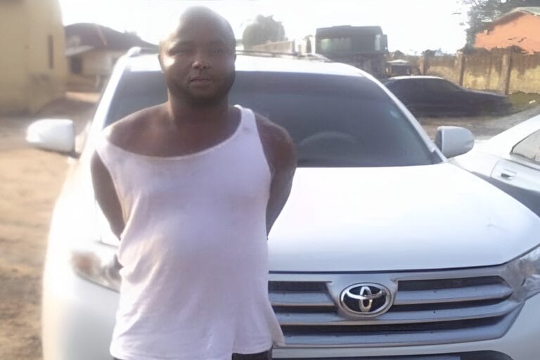 A 28-year-old man was arrested for allegedly stealing a Toyota Highlander along Kaduna Road, intercepted by authorities.