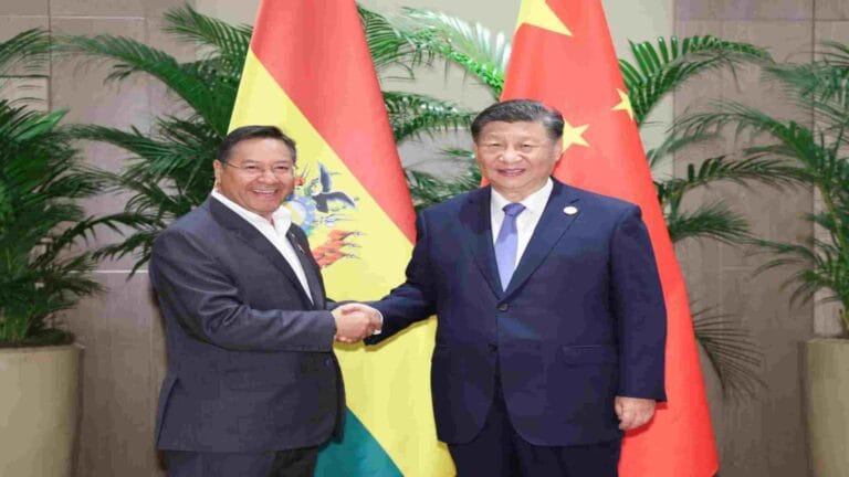 President Xi Jinping meets Bolivia's Luis Arce at G20 Summit, fostering Belt and Road collaboration and stronger bilateral ties.