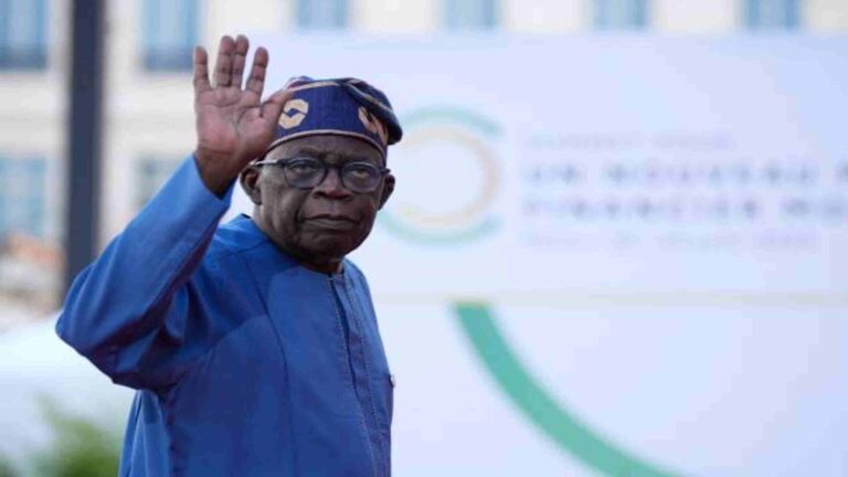 Nigerian President Tinubu attending the Arab-Islamic Summit in Riyadh, Saudi Arabia, addressing Middle East issues