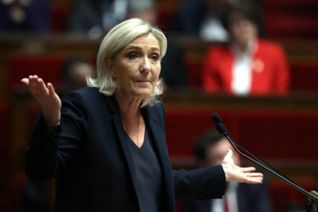 French far-right leader Marine Le Pen found guilty of embezzling EU funds in a high-profile trial.