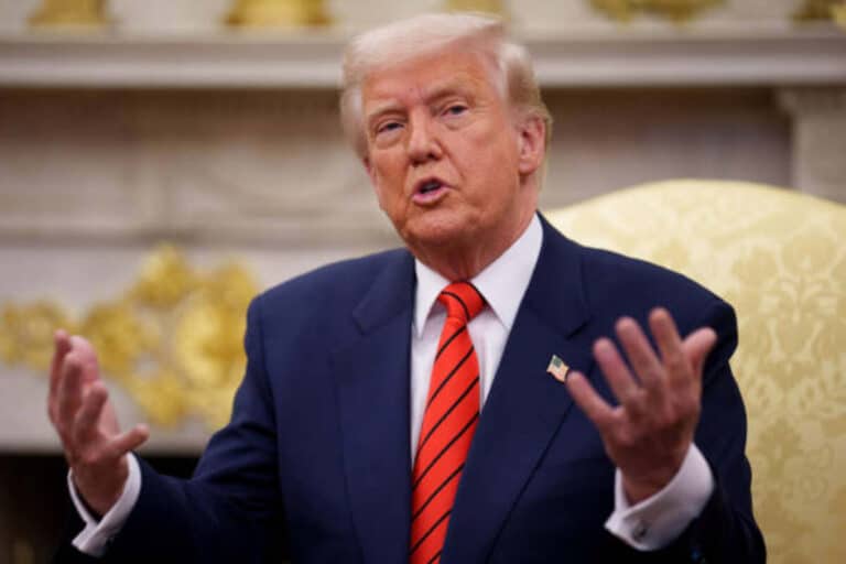 Trump declares the US economy is booming, with companies returning “at levels never seen before."