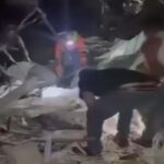 Rescue workers search rubble after a nightclub collapse kills 27 in Santo Domingo nightclub collapse.