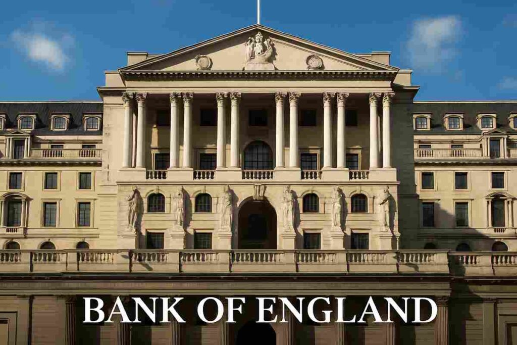Bank of England governor responds to reports on UK base interest rate growth downgrade