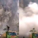 Rescue workers search rubble at quarry mine in Indonesia after fatal landslide. (Photo/Daily Mail)