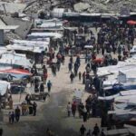 Damage from Israeli airstrike inspected amid fragile negotiations on the US Gaza ceasefire proposal deal