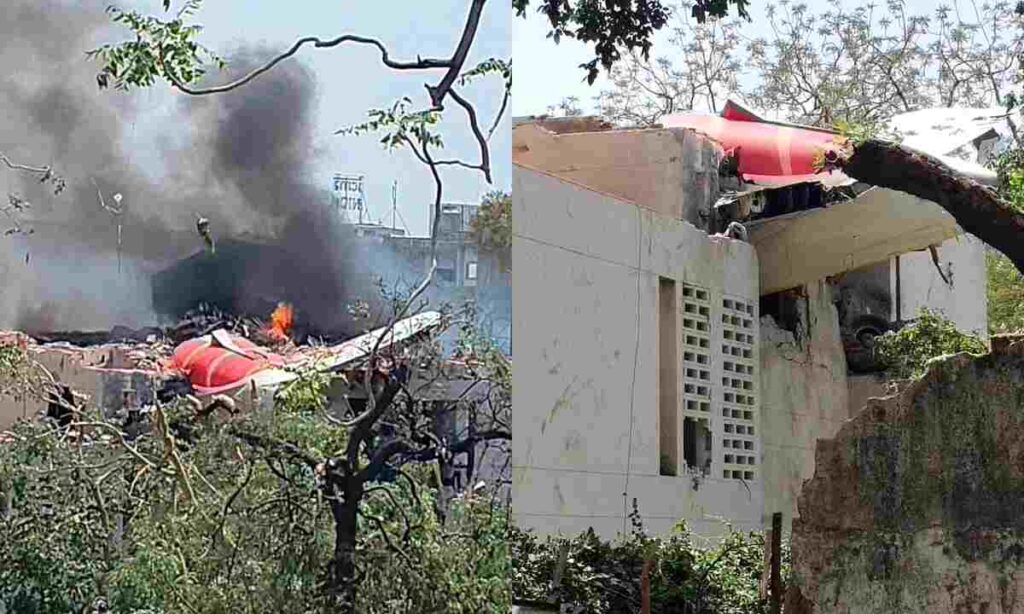 Air India jet crashes after takeoff with 242 on board | Epicstorian News Wreckage of Air India jet lies smoldering near Ahmedabad medical college after deadly crash.