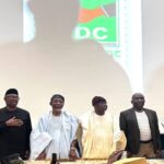 Distinguished Senator David Mark and H.E. Ogbeni Rauf Aregbesola pose as new leaders of the African Democratic Congress for Nigeria’s 2027 General Elections