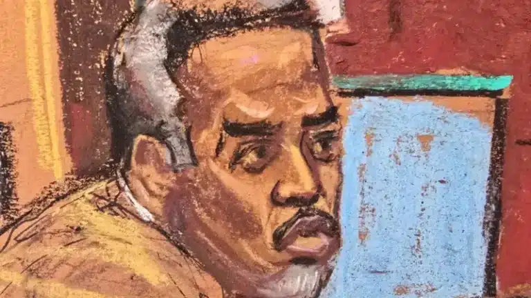 Sean Combs sits quietly in court as judge announces his bail denial on sex crime convictions.