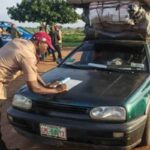 FRSC impounds overloaded vehicle at Zamfara railway crossing during vehicle overloading enforcement operation