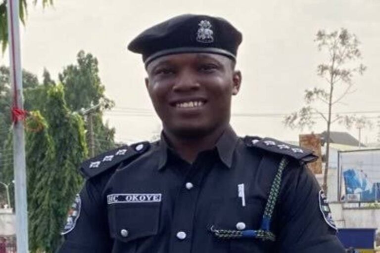 DSP Henry Okoye briefs press on crime-fighting progress and recovered weapons in Imo State.