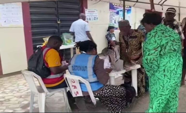 Lagos local government poll marked by low turnout and late official arrival.