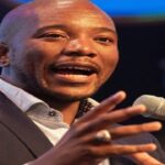 South African opposition leader Mmusi Maimane speaking against ANC’s stance on Zimbabwe