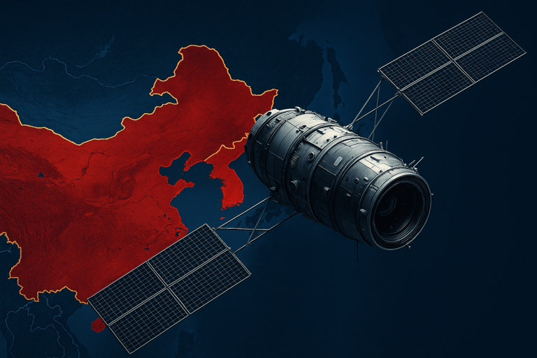 US satellite image shows missile site activity in North Korea and Chinese military infrastructure from orbit.