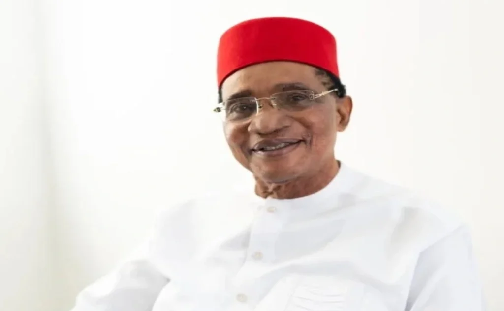 Former PDP National Secretary Sir Rex Onyeabo Dies Peacefully at 80 | Epicstorian News Sir Rex Onyeabo, former PDP National Secretary, pictured at a public event in Nigeria.