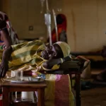 MSF medical staff treating cholera patients in a Darfur centre during Sudan’s severe health crisis