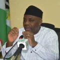 Minister of Education Dr Maruf Olatunji Alausa presenting the nationwide curriculum reform in Abuja, Nigeria