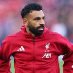 Mohamed Salah reacting during Liverpool match, calls out UEFA on Palestinian footballer’s death