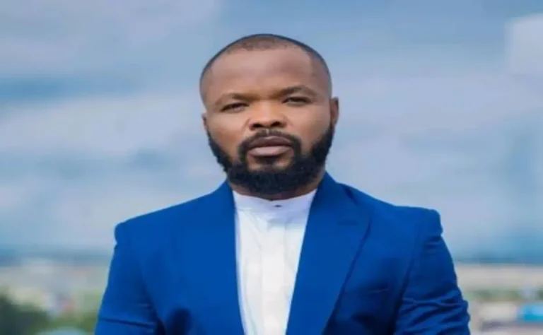 Broadcaster Nedu Wazobia outside Lagos court after judge issues injunction halting police arrest in contractual dispute case