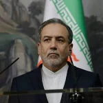 IAEA Director General Rafael Grossi speaking during press conference in Tehran over talks for nuclear site inspection