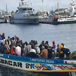 Bargny police intercepting 108 migrants during anti-illegal migration operation on Sococim Minam beach