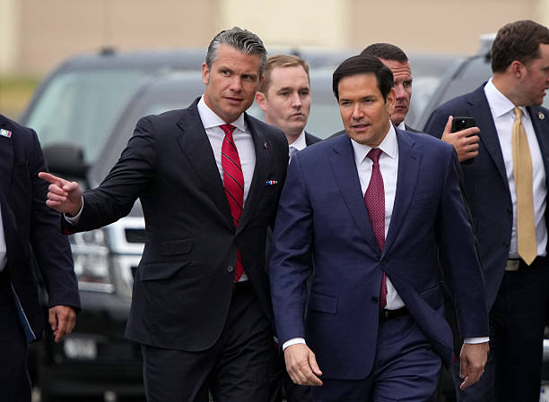 US Secretary of State Marco Rubio calls Alaska summit “very productive and results-driven | Epicstorian News Pete Hegseth and Marco Rubio arriving at Joint Base Elmendorf Richardson for Alaska summit discussions.