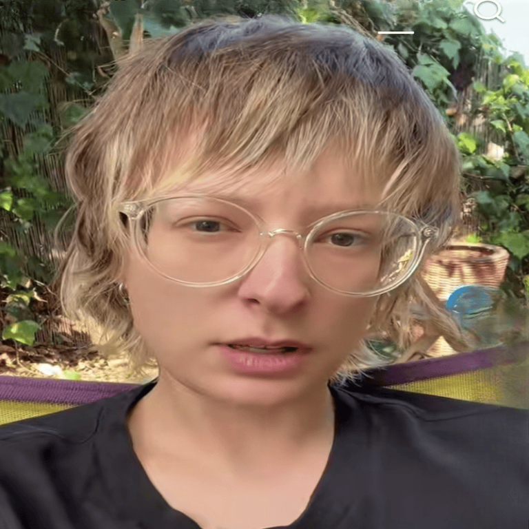 Halo Evans TikTok video highlights high cost of living in America, describing debt, wages, healthcare, and affordability struggles.