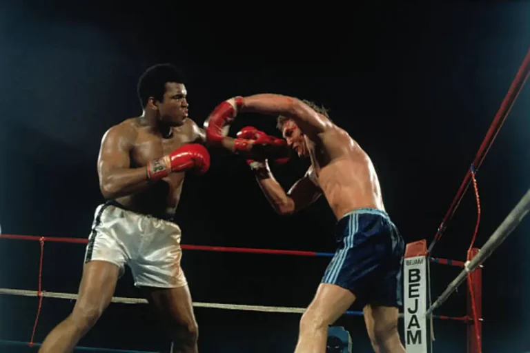 Joe Bugner stands in the boxing ring during his career, remembered for legendary bouts with Muhammad Ali and Frazier.