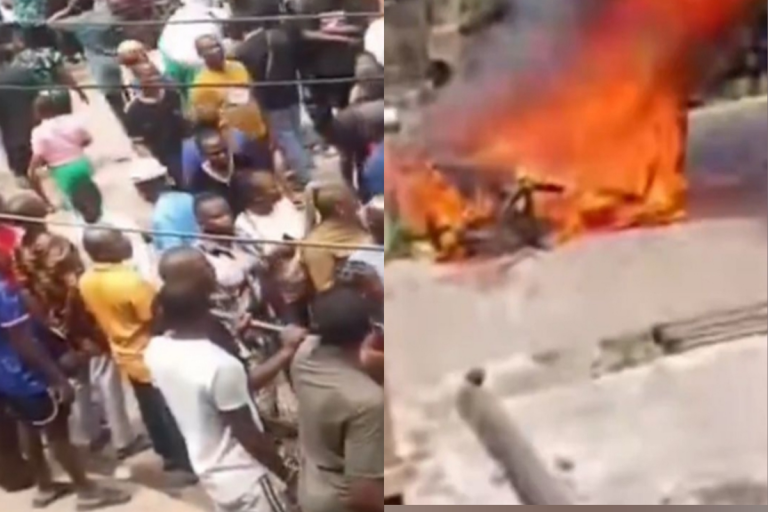 OCHA Brigade Shoots Four in Onitsha Market, Including Pregnant Woman | Epicstorian News Scene of Onitsha Main Market after shooting incident, Traders protesting in Onitsha Main Market, OCHA Brigade operatives conducting enforcement in Onitsha