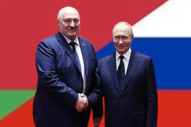 Putin and Lukashenko shake hands during Beijing talks highlighting $50 billion Russia Belarus trade partnership