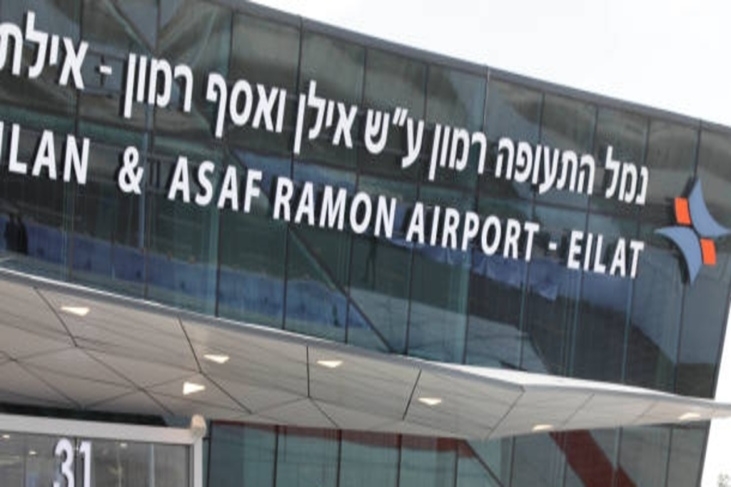 Houthi drone penetrates defenses and hits arrivals hall at Israel’s Ramon Airport | Epicstorian News Glass shattered across Ramon Airport arrivals hall after Houthi drone strike in southern Israel with passengers evacuated.