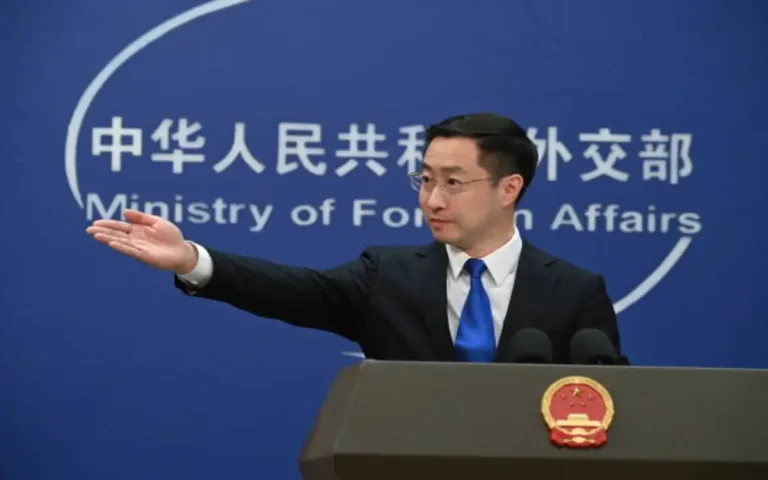 Chinese officials address press after Beijing condemns Trump’s high tariff threats and vows measured counteractions.