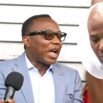Omoyele Sowore speaking publicly while addressing concerns over Nnamdi Kanu’s detention and elite opposition