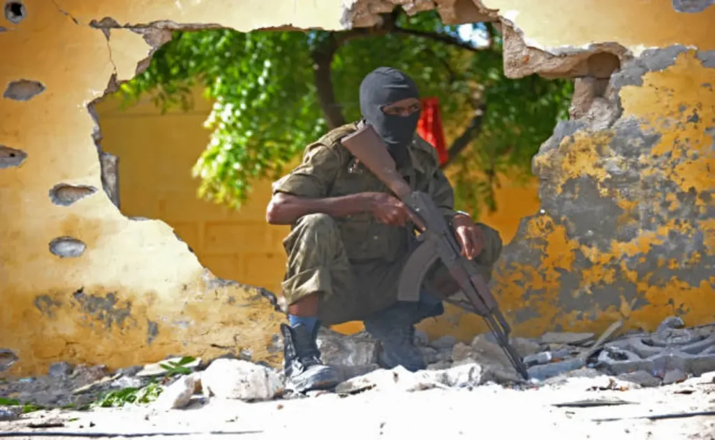 Somali Forces Battle al Shabaab Militants in Mogadishu Prison Raid | Epicstorian News Somali forces guard the Godka Jilaow prison after al Shabaab militants stormed the compound in Mogadishu.