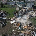 Brazil Tornado Kills Six, Destroys 90 Percent of Rio Bonito do Iguaçu Homes | Epicstorian News Aerial view showing destroyed homes after the Brazil Tornado hit Rio Bonito do Iguaçu, Paraná State, Brazil.