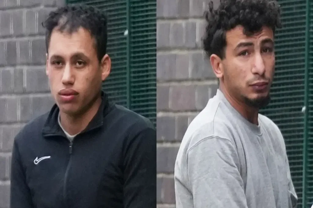 Police cordon off Brighton Beach at night as investigators collect evidence linked to reported sexual assault.