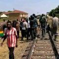 Two killed, others injured as train collides with tricycle in Jos South | Epicstorian News Wreckage of tricycle after deadly train-tricycle collision at Phototek Junction in Jos South, Plateau State, Nigeria.