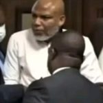 Kanu’s Legal Team briefs reporters outside Abuja court after life sentence ruling sparks immediate legal appeal action.