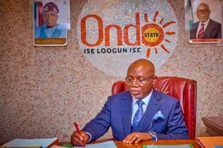 Ondo State Budget presentation by Governor Aiyedatiwa to lawmakers focusing on infrastructure and capital development.
