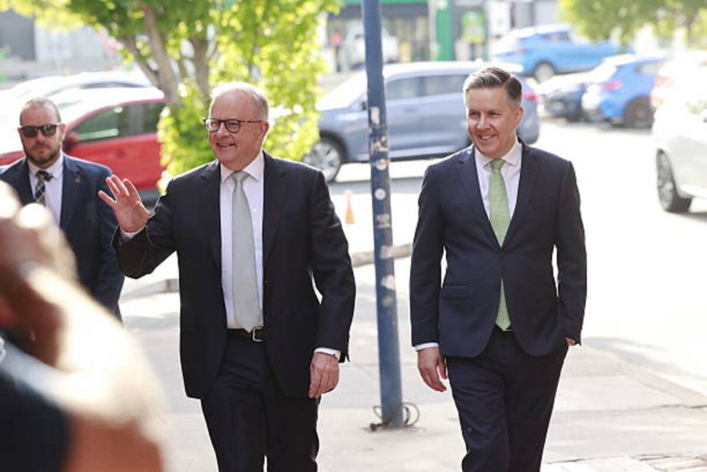 Prime Minister Anthony Albanese and Health Minister Mark Butler visit clinic in Canberra as Australia parliament resumes sittings.