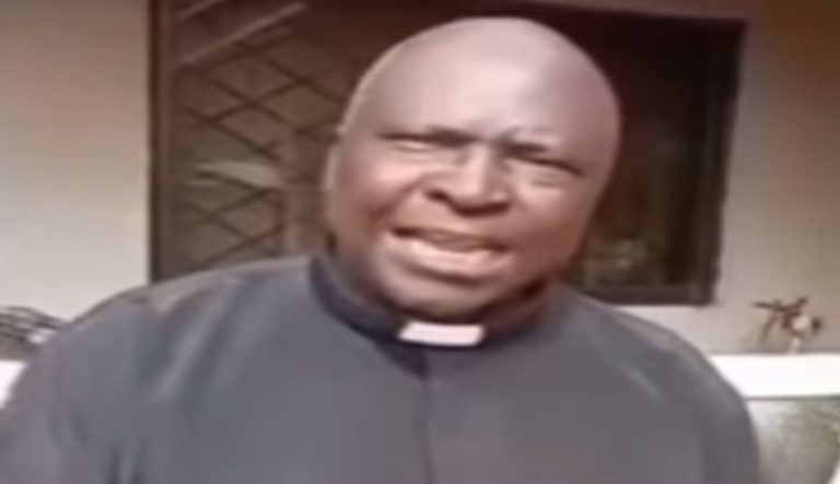 Evangelist Dachomo, a Nigerian Cleric, addressing reporters about Aso Rock intimidation case amid dispute over Plateau Christian killings and burial claims.