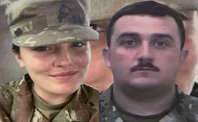 Pictured left is Sarah Beckstrom and right is the suspected shooter in the Washington incident.