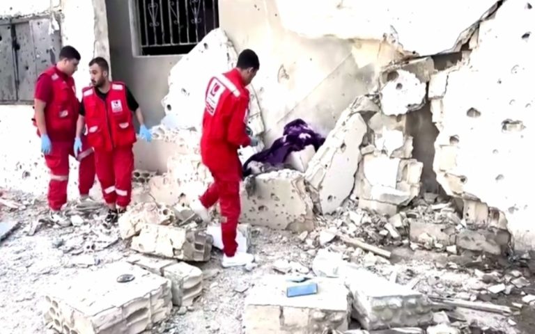 Rescue team arrived southern Lebanese village during Israel Lebanon Escalation as residents flee renewed cross-border airstrikes today.