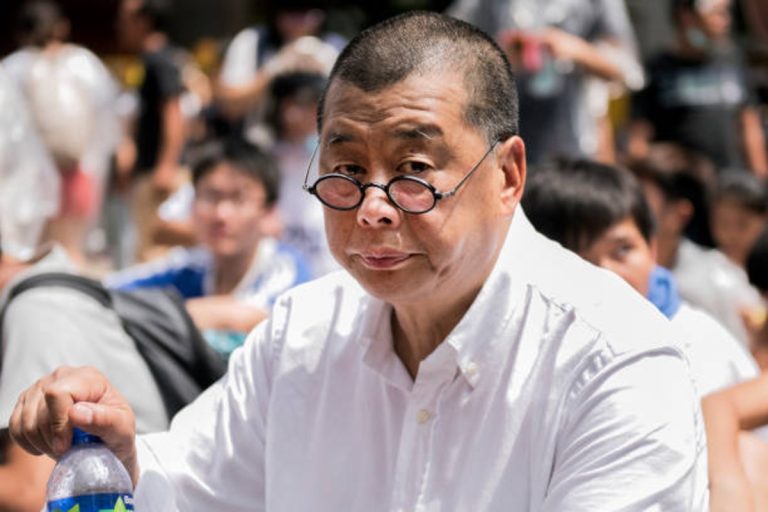 Jimmy Lai standing in Hong Kong court during national security trial verdict showing emotion after guilty conviction Philippines.