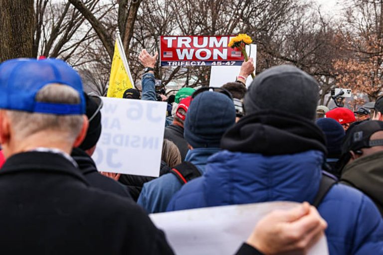 Washington Marks Fifth Anniversary of January 6 US Capitol Attack | Epicstorian News Demonstrators gather near the White House during events marking five years since the January 6 Capitol attack.