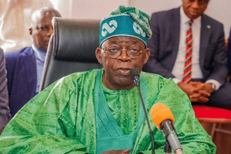 President Bola Tinubu as Federal High Court considers legal challenge to constitutional emergency power authority.