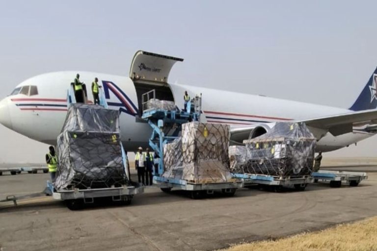 U.S. military supplies delivered to Nigerian security agencies during defence cooperation efforts in Abuja