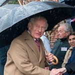 King Charles III and Queen Camilla greeting Dedham residents during a royal walkabout in Essex on February 5, 2026